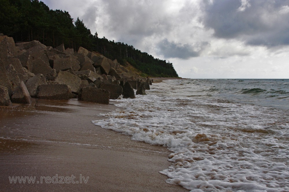 Baltic Seashore near Užava Lighthouse