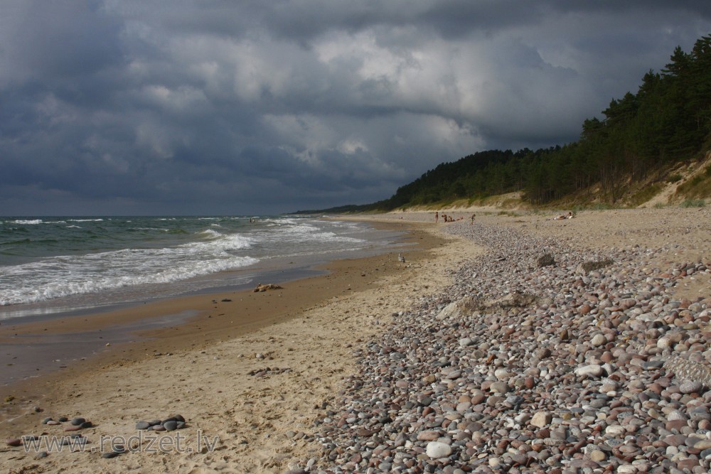 Baltic Seashore near Užava Lighthouse