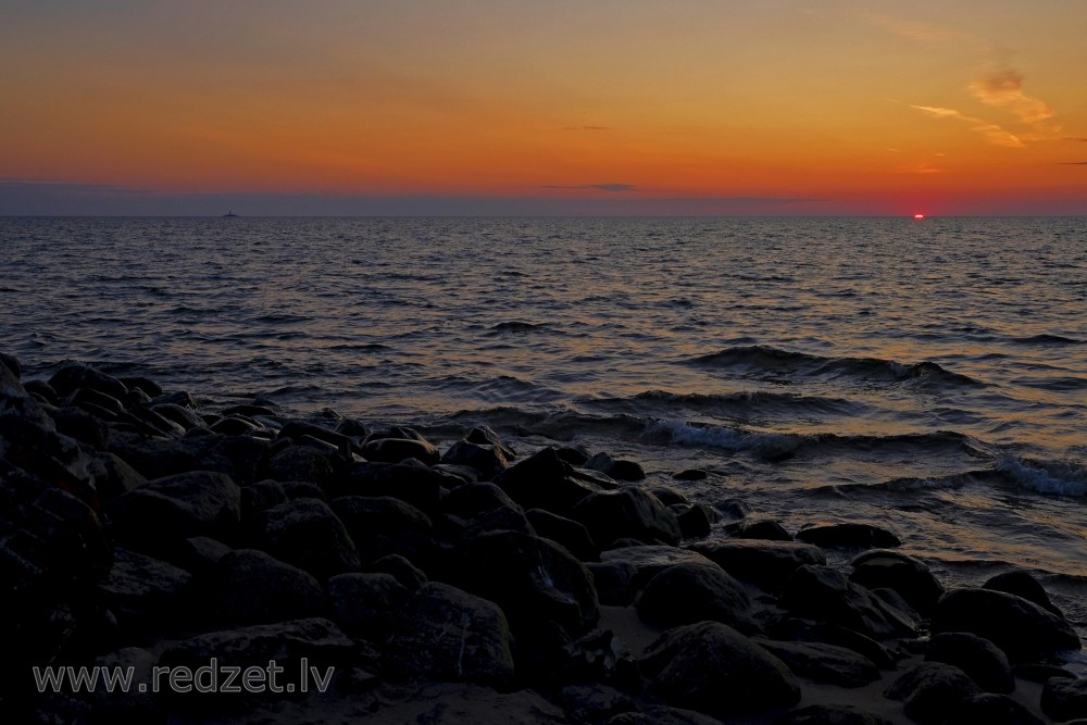 Sākas saullēkts Kolkasragā