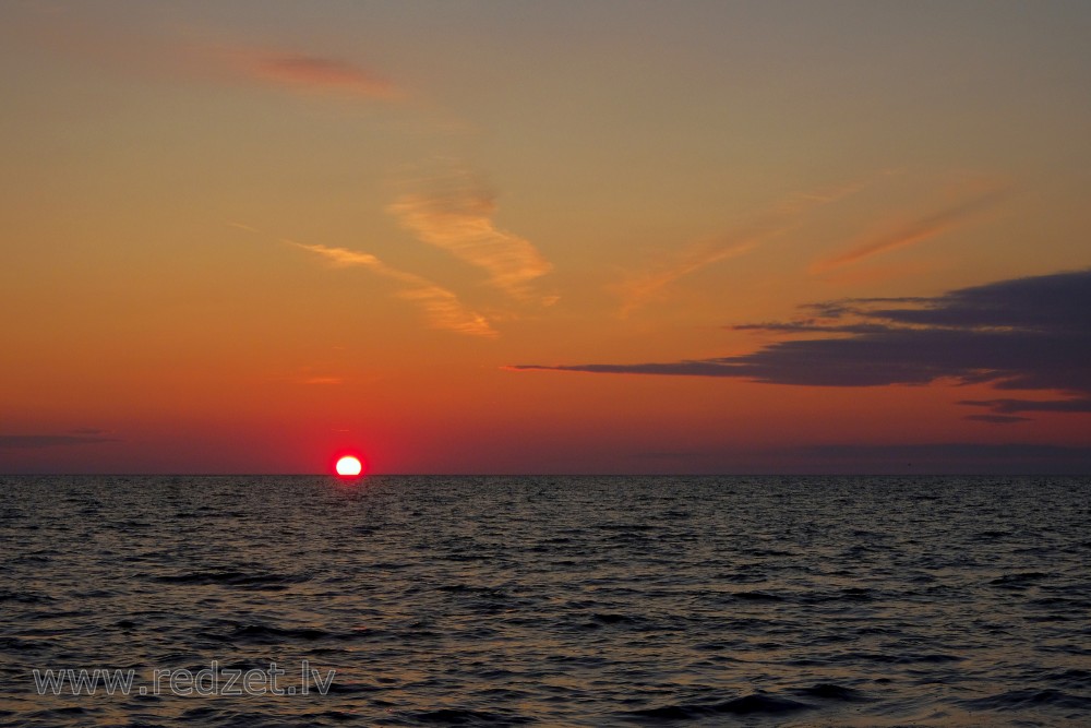 Sunrise in the Baltic Sea