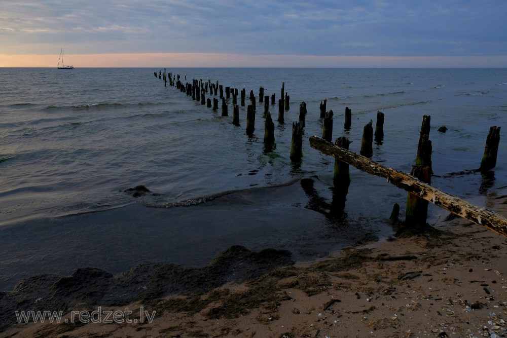 Old Pier in Kolka