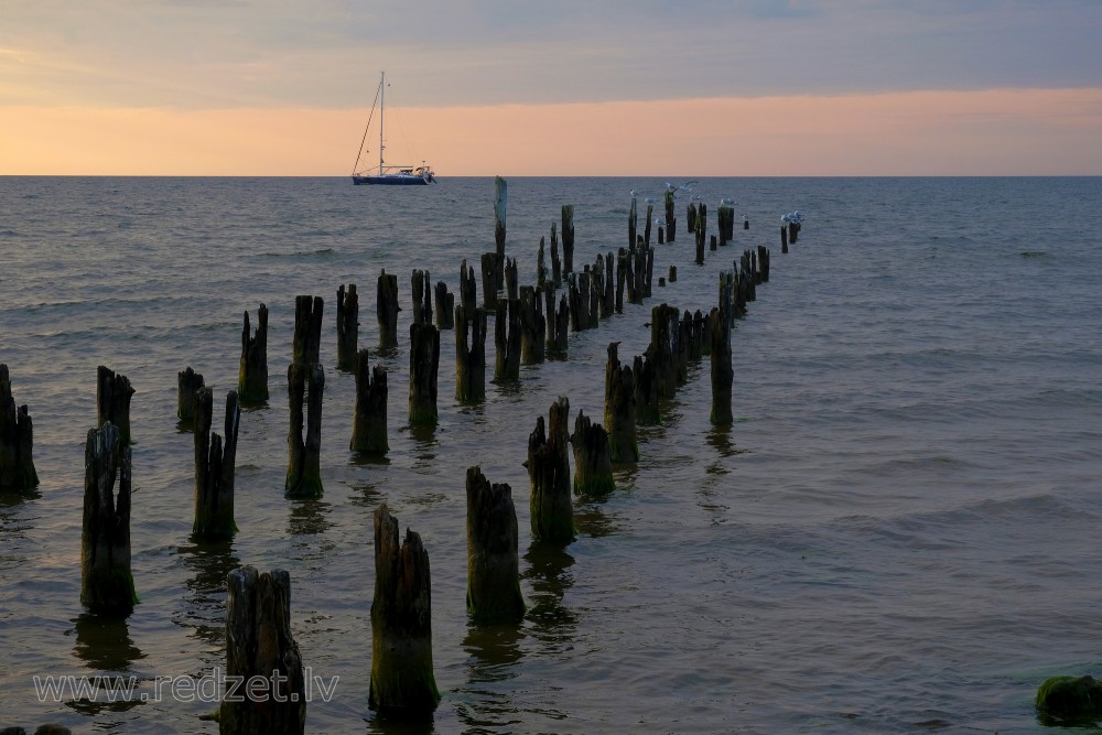 Old Pier in Kolka