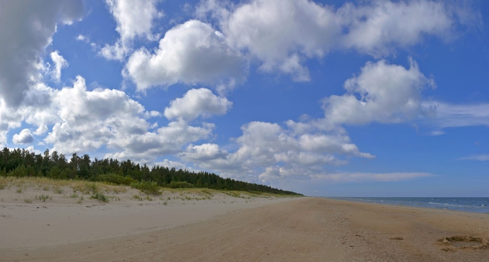 Jūras panorāma pie Mazirbes