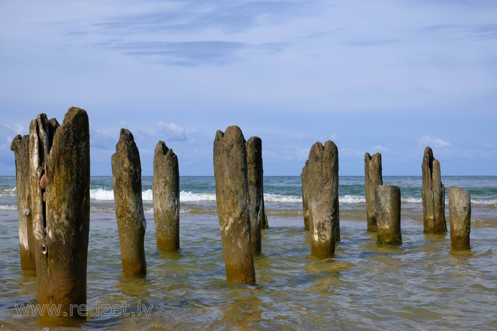 Steķi Ventspils jūrmalā