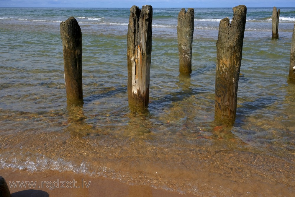 Pier on Ventspils Seaside