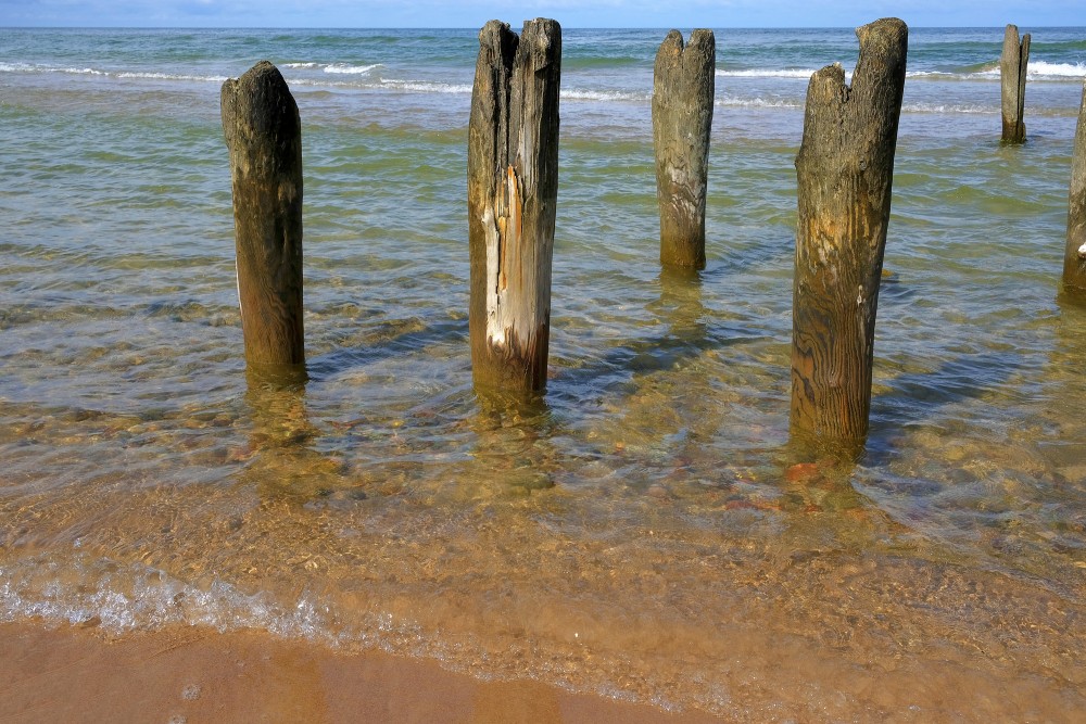 Steķi Ventspils jūrmalā