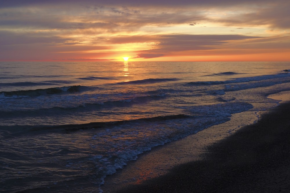 Sunset In The Baltic Sea