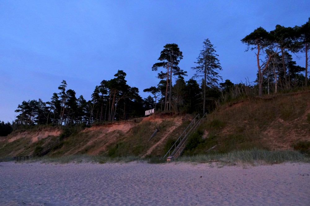 Jurkalne  Steep Coast after Sunset