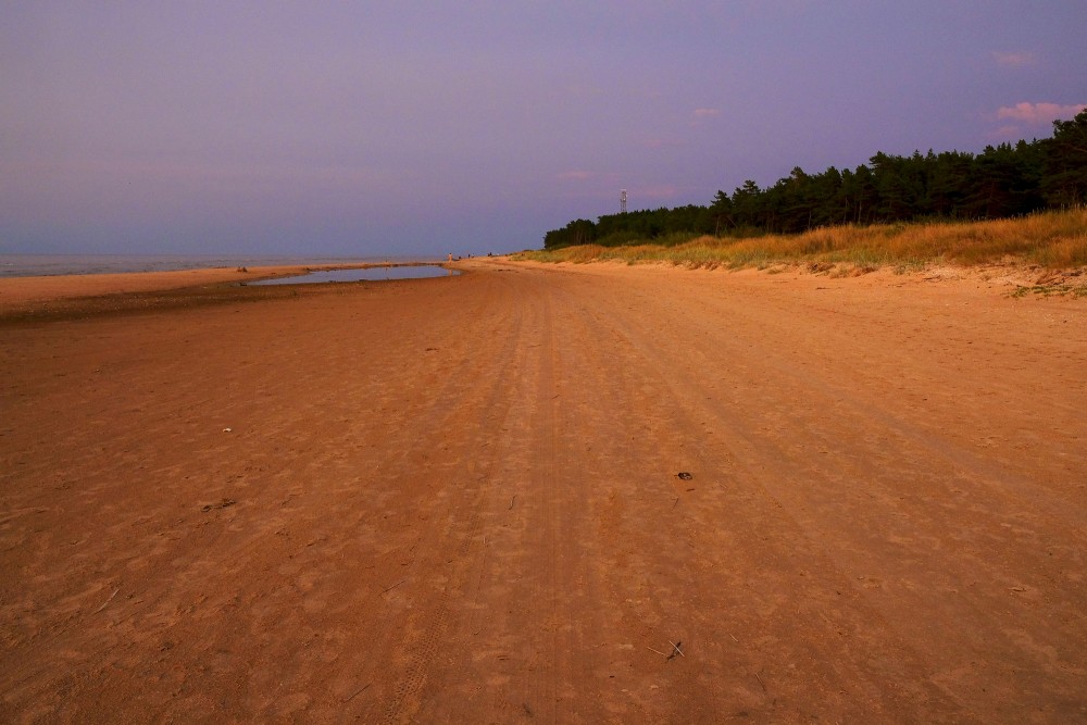 Kolkasrags vēlā vakarā