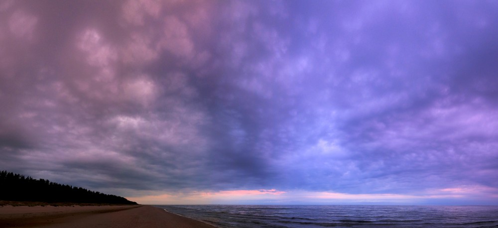 Interesting Sky at Cape Kolka after Sunset