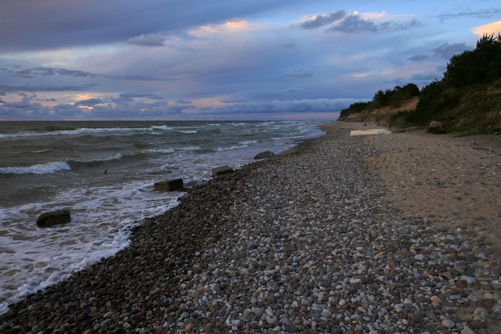 Steep Coastline of Staldzene in the Evening