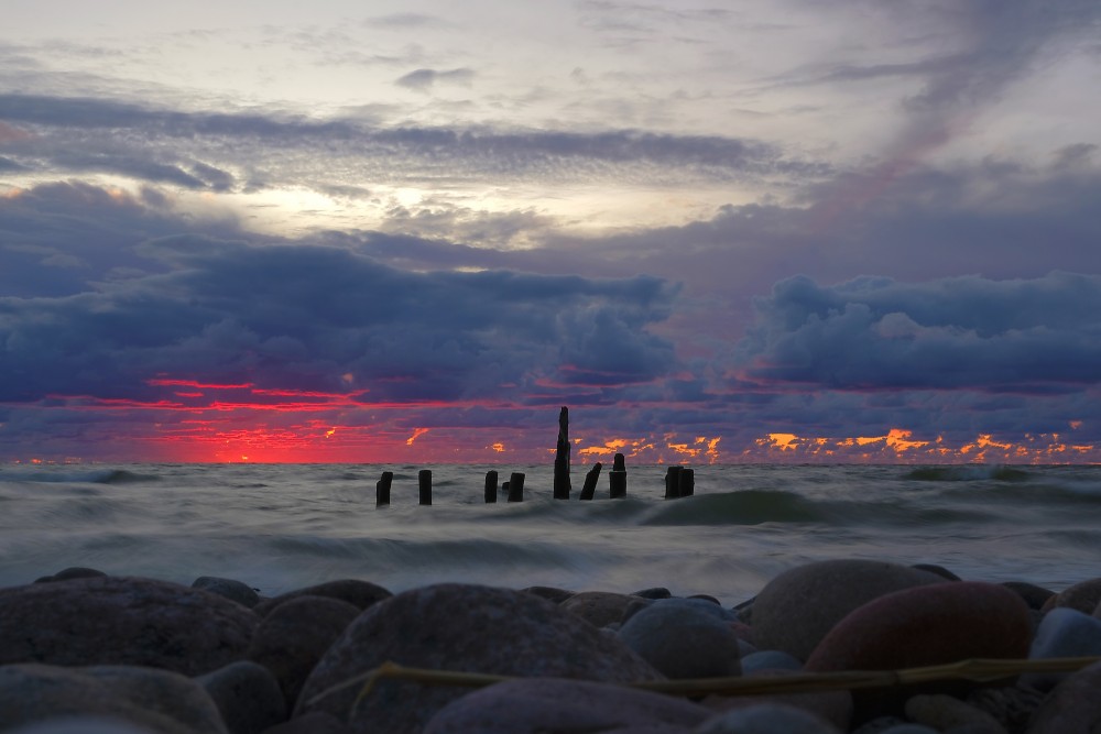 Sunset on the Sea with a Gorgeous Sky