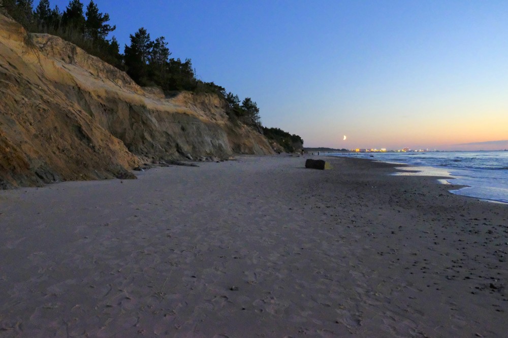 Steep Coastline of Staldzene in the Evening