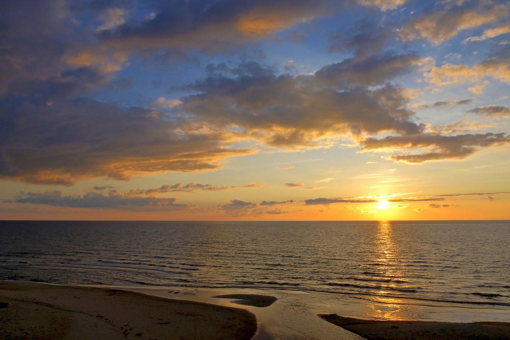 Saulriets Rīgas jūras līcī