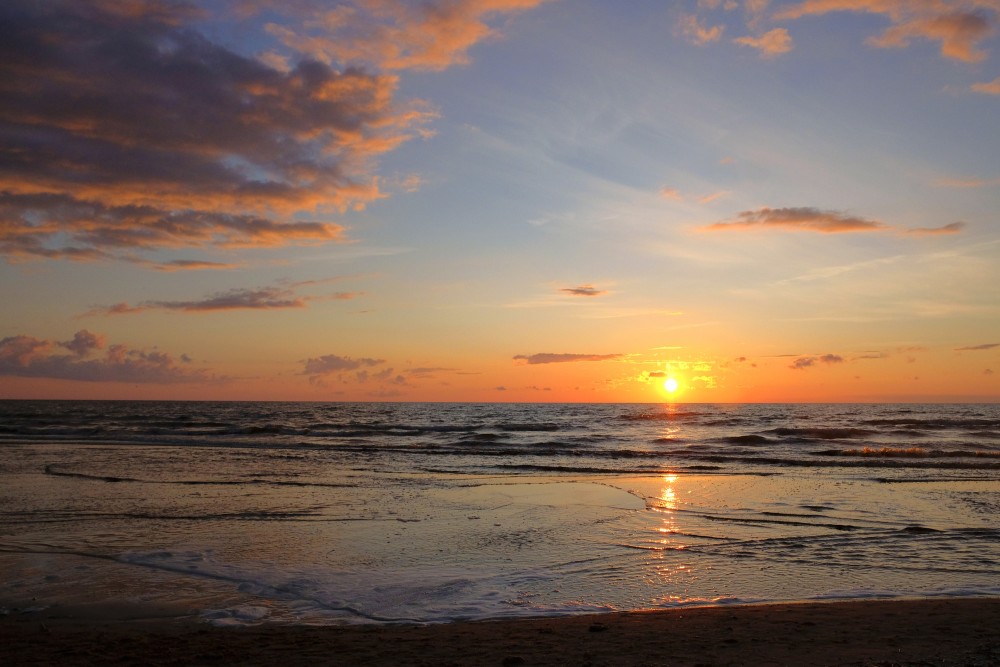 Saulriets Rīgas jūras līcī