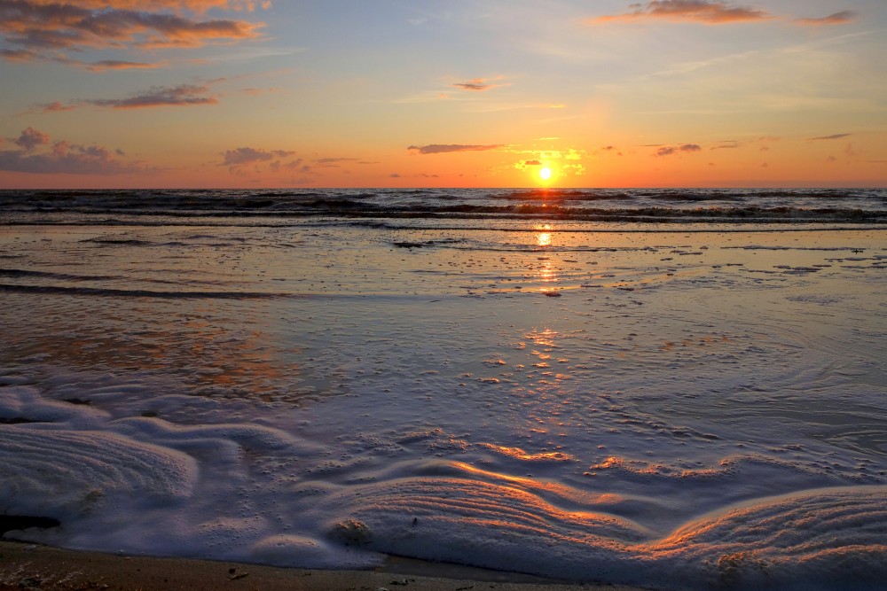 Saulriets Rīgas jūras līcī