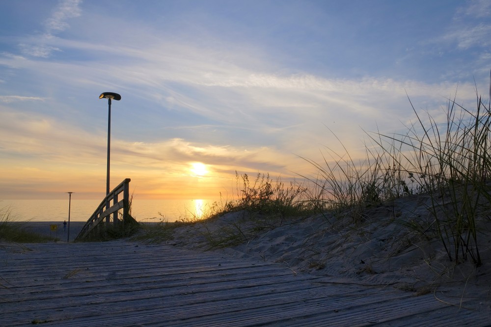 Ventspils Beach at Sunset
