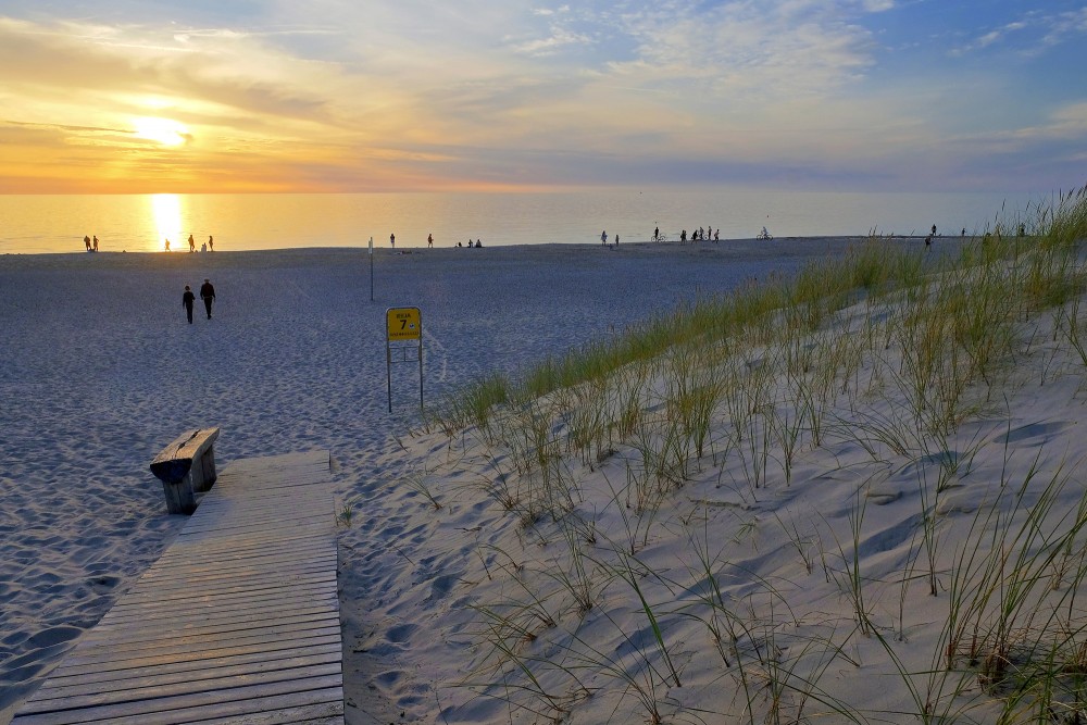 Ventspils Beach at Sunset