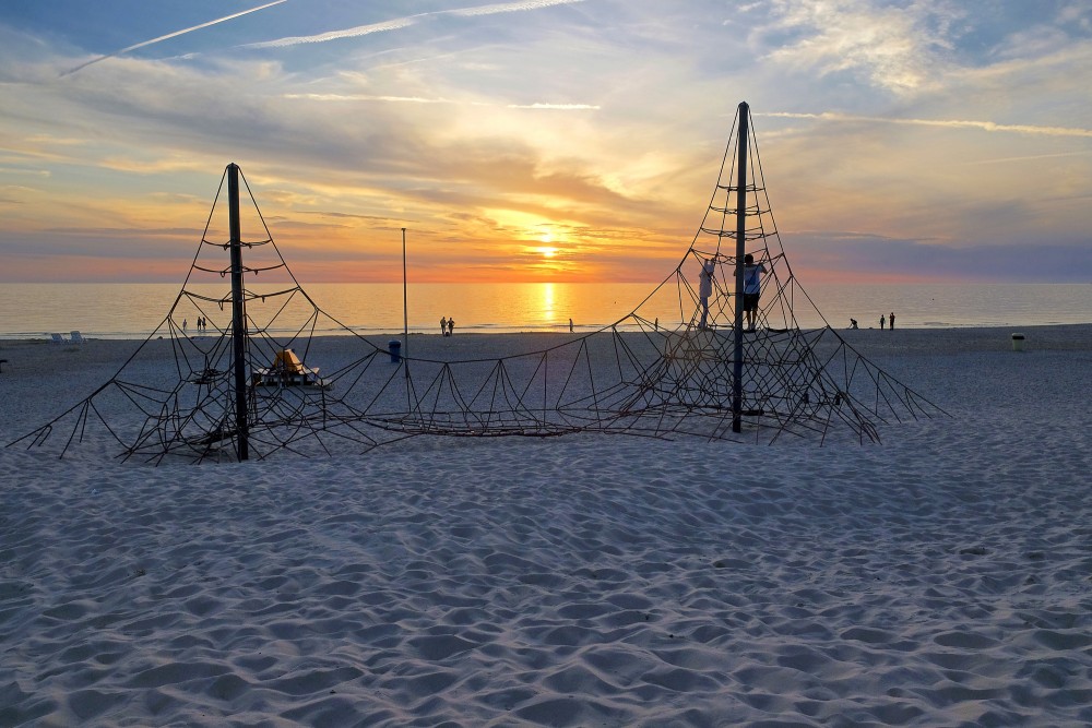 Saulriets Ventspils pludmalē