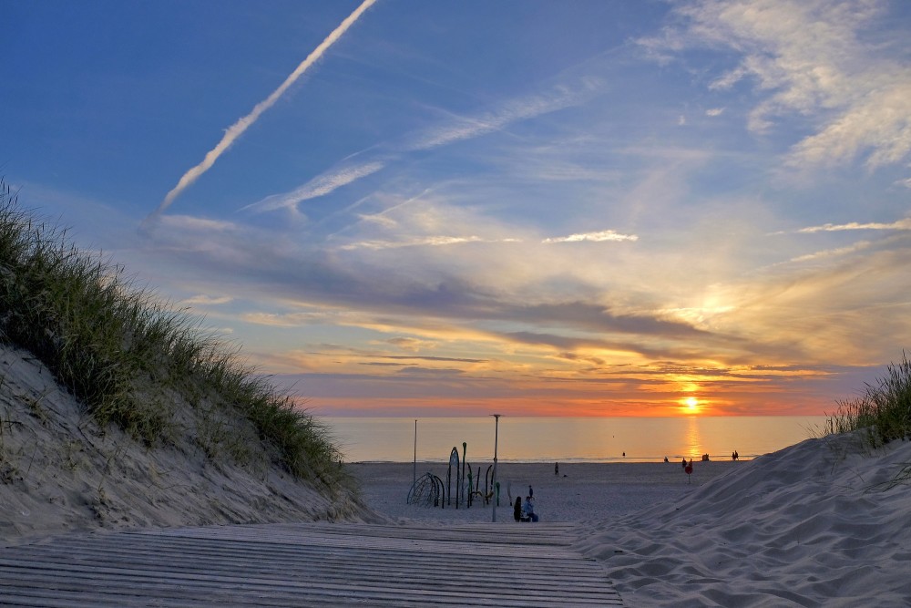 Saulriets Ventspils pludmalē