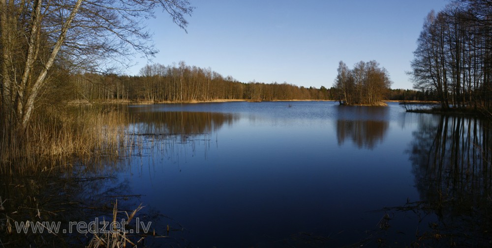 Lake Vendzavas dzirnavezers, Latvia