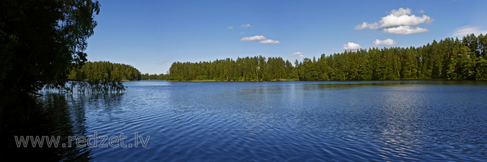 Panorama of Mordanga-Kāņu Lake