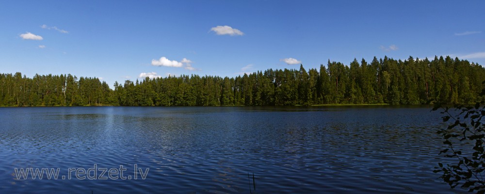 Panorama of Mordanga-Kāņu Lake