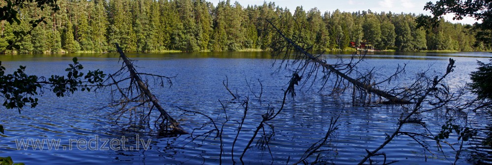 Panorama of Mordanga-Kāņu Lake