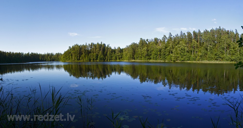 Mežmuiža Lake Panorama
