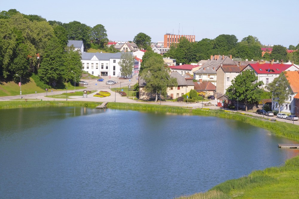 Skats uz Talsiem no Talsu pilskalna