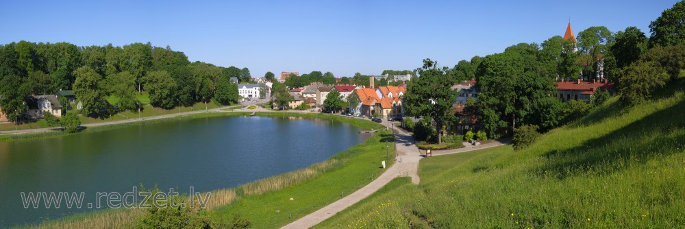 Panoramic View of Talsi Town