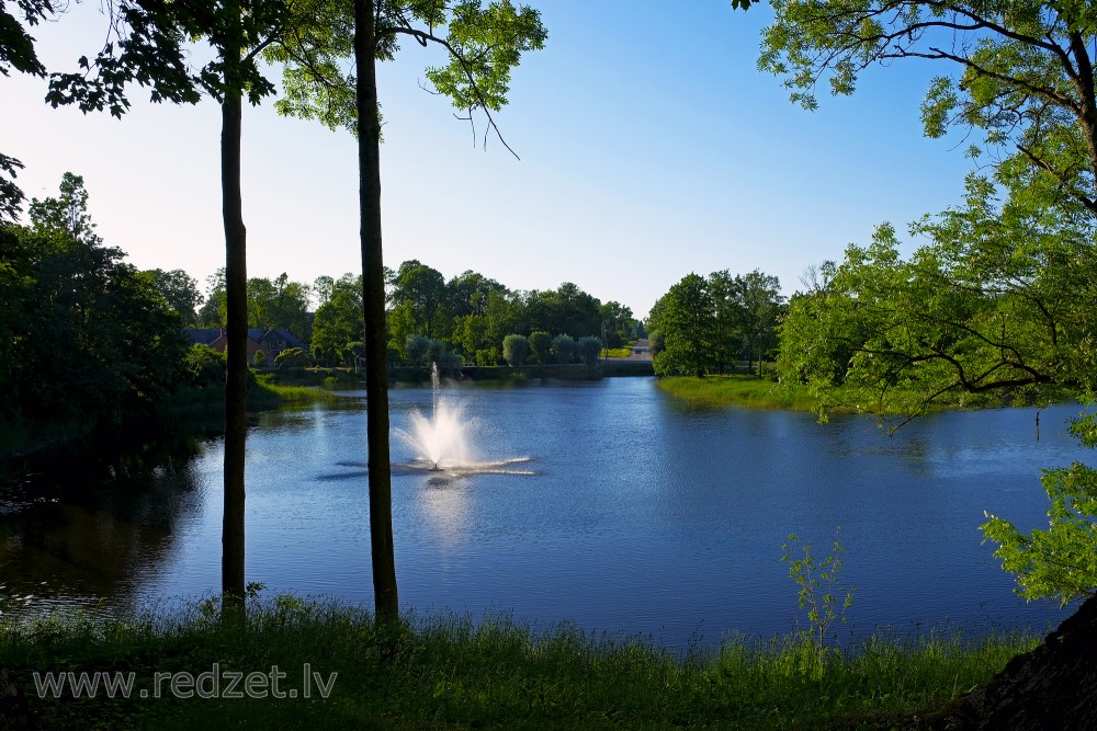 Dundaga pond, Latvia