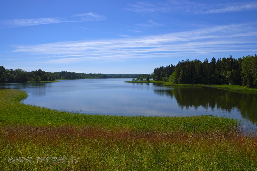 Zvirgzdu Lake Landscape