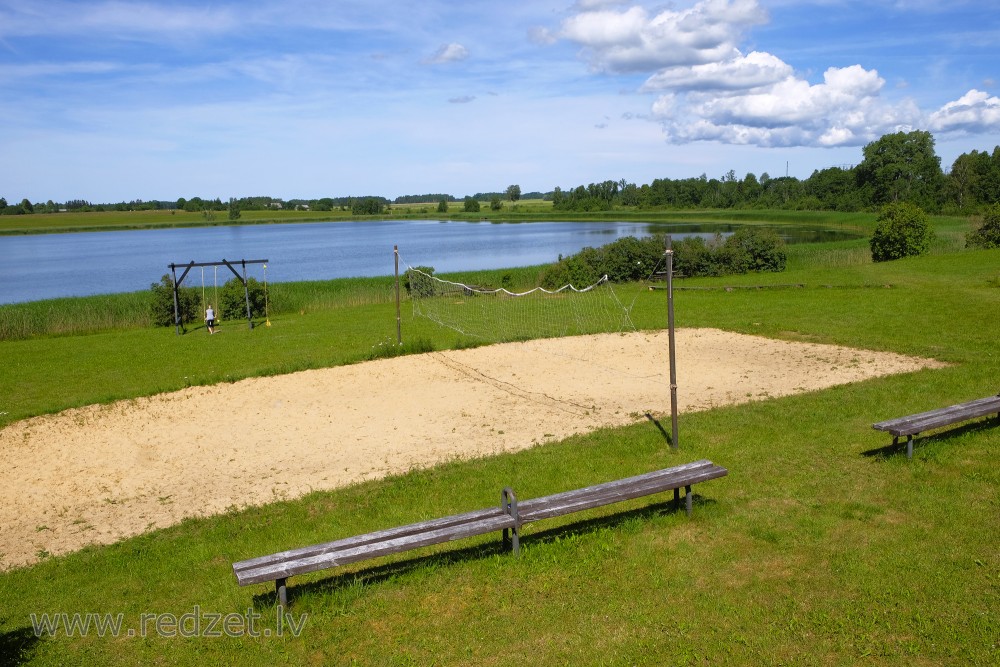 Bathing Place At Ķikuru Lake, Latvia