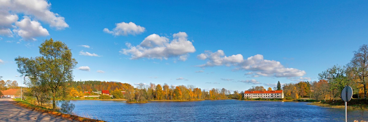 Ēdoles dzirnavezera panorāma Ēdoles dzirnavezera panorāma