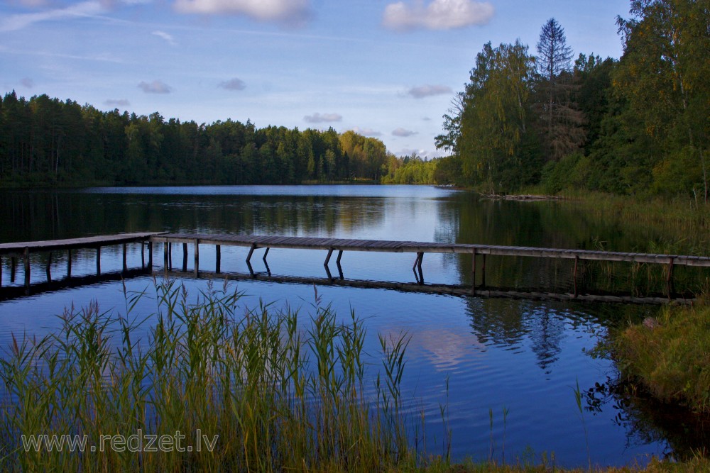 Landscape of Lake Dižiere