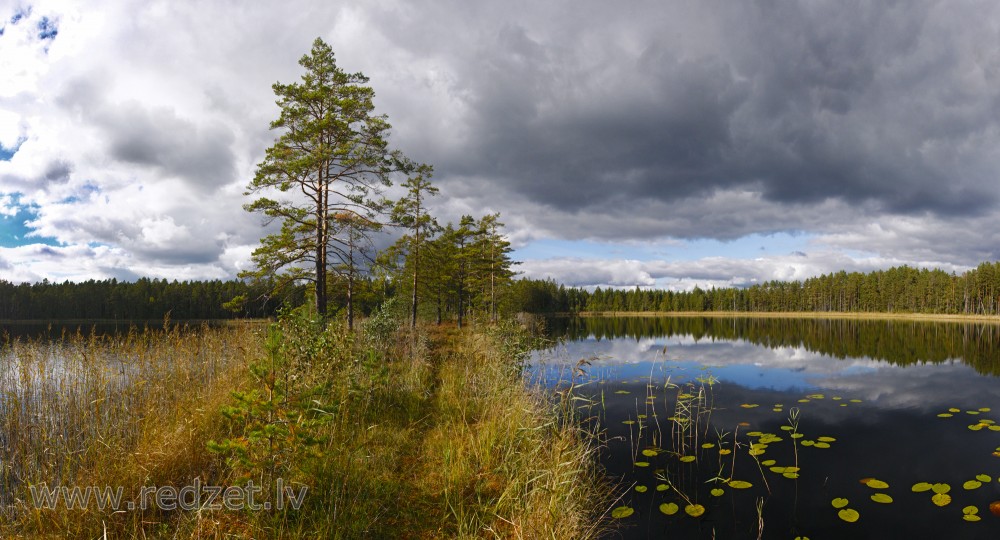 Lake Velnezers (Stikli) And Lake Seklene