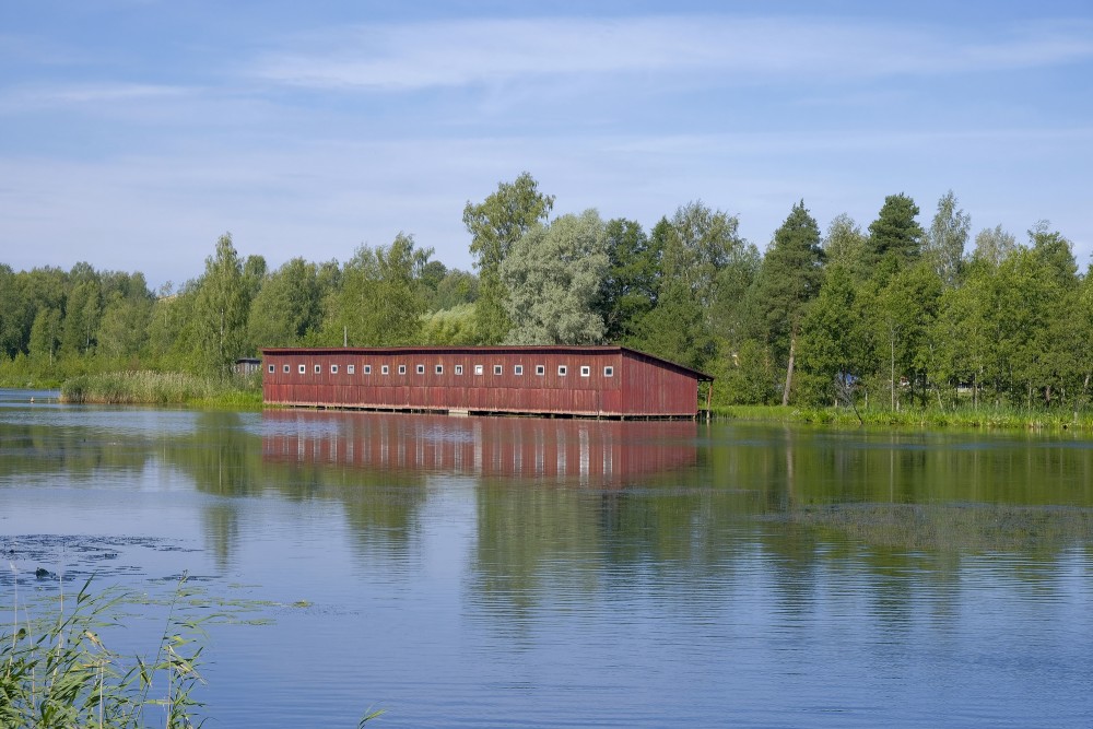 Boat Shed in Alūksne Lake