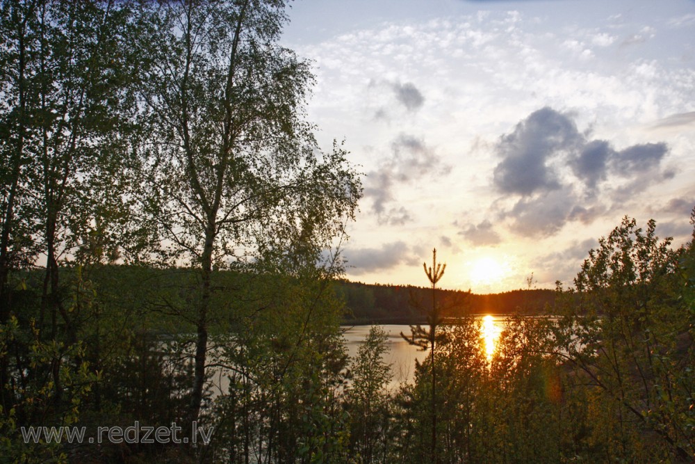 Saulriets Dubkalnu karjerā