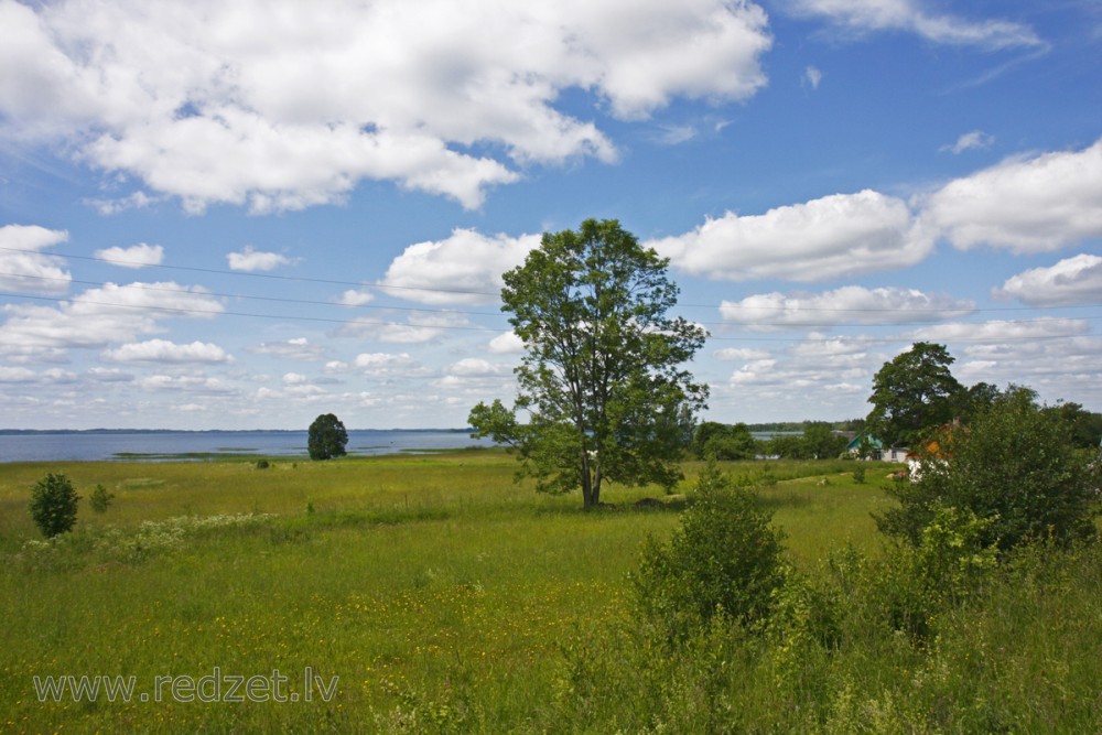 Landscape of Lake Razna