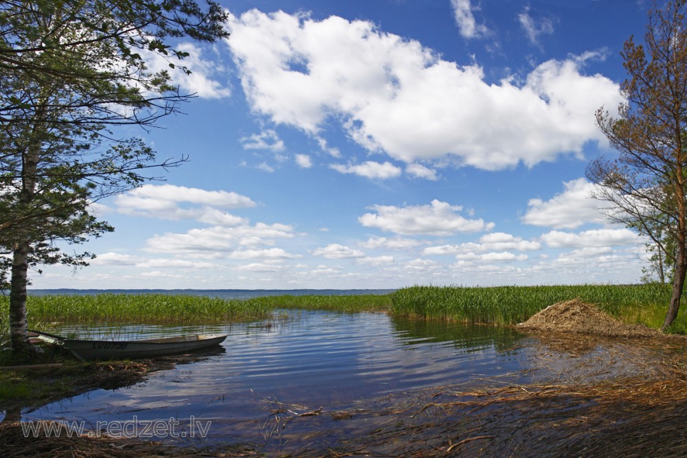 Landscape of Lake Razna