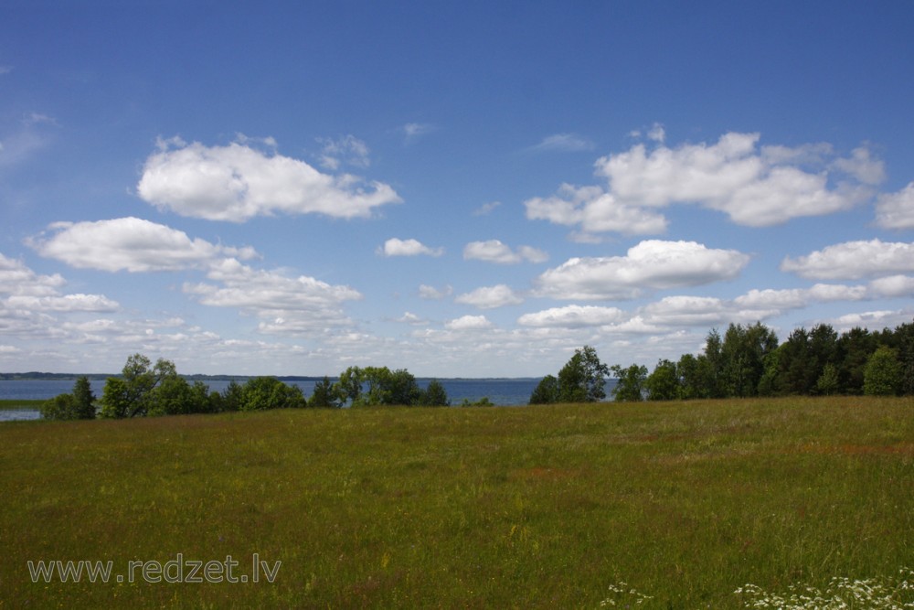 Landscape of Lake Razna