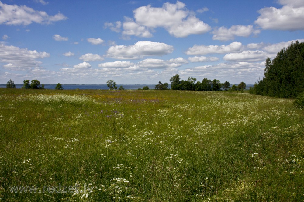 Landscape of Lake Razna