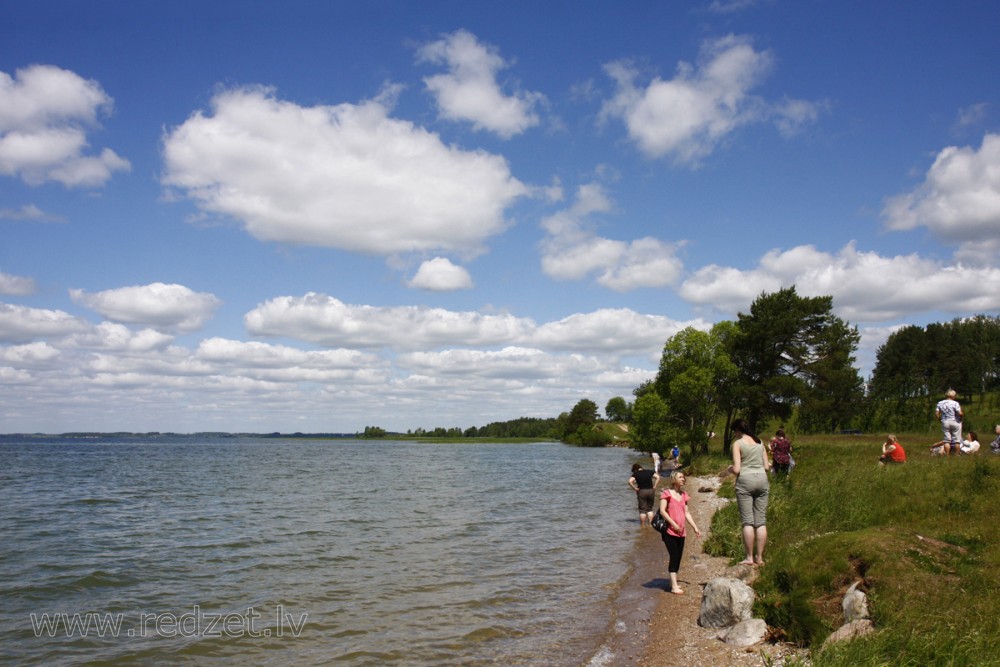 Landscape of Lake Razna