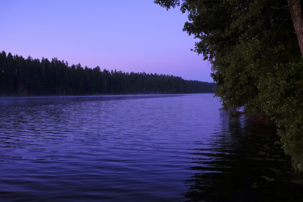 Dawn in Kāņu Lake