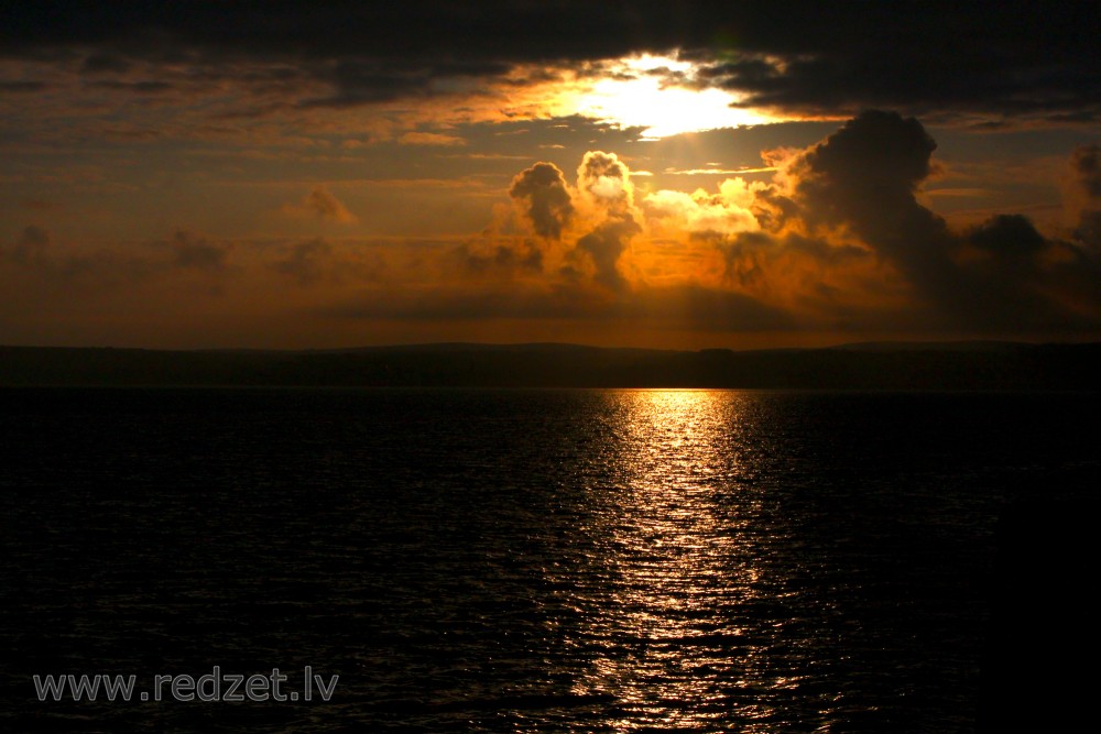 Ocean Landscape Sunset