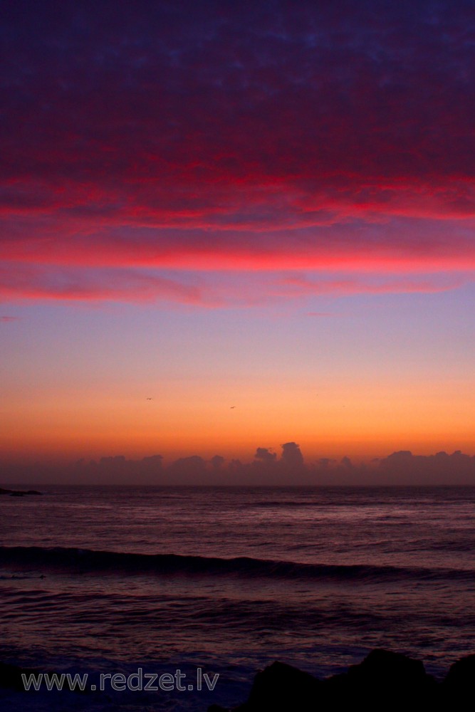 Sunset Red Clouds