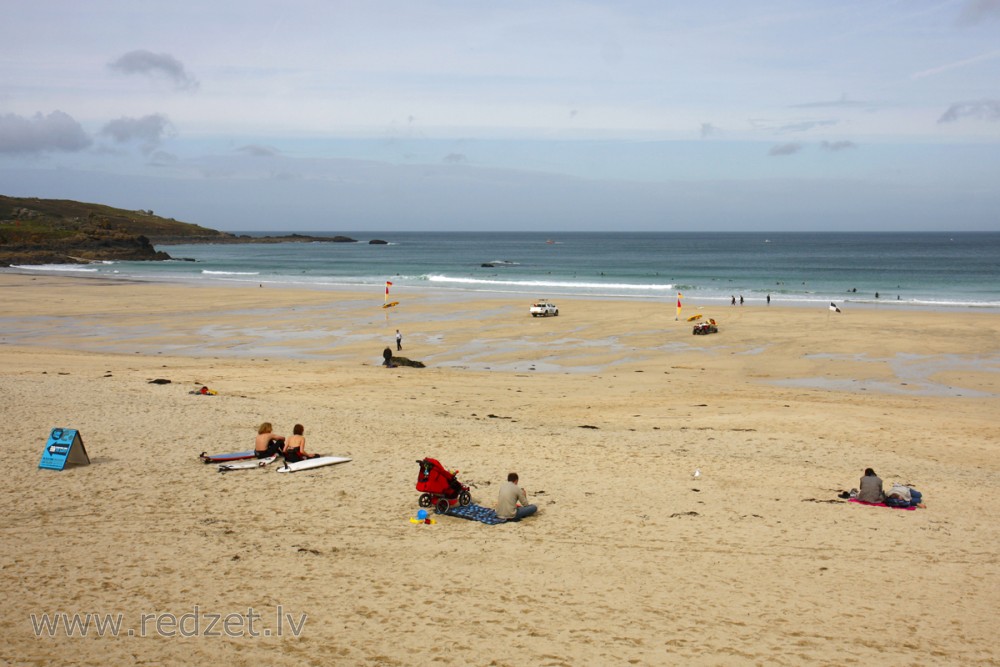 Pludmale pie St Ives