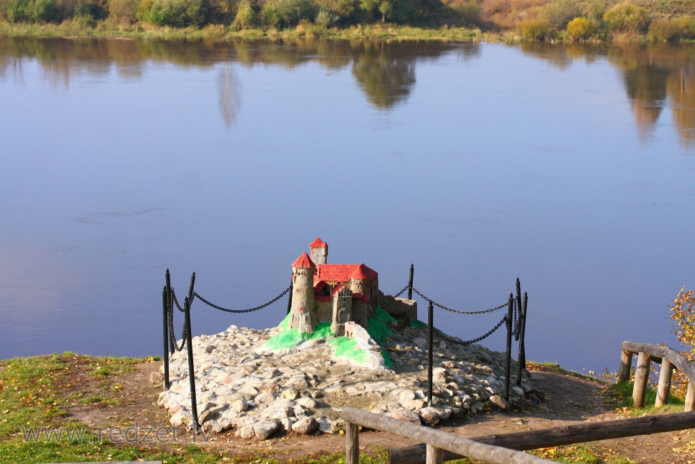 Dinaburg castle model, Latvia