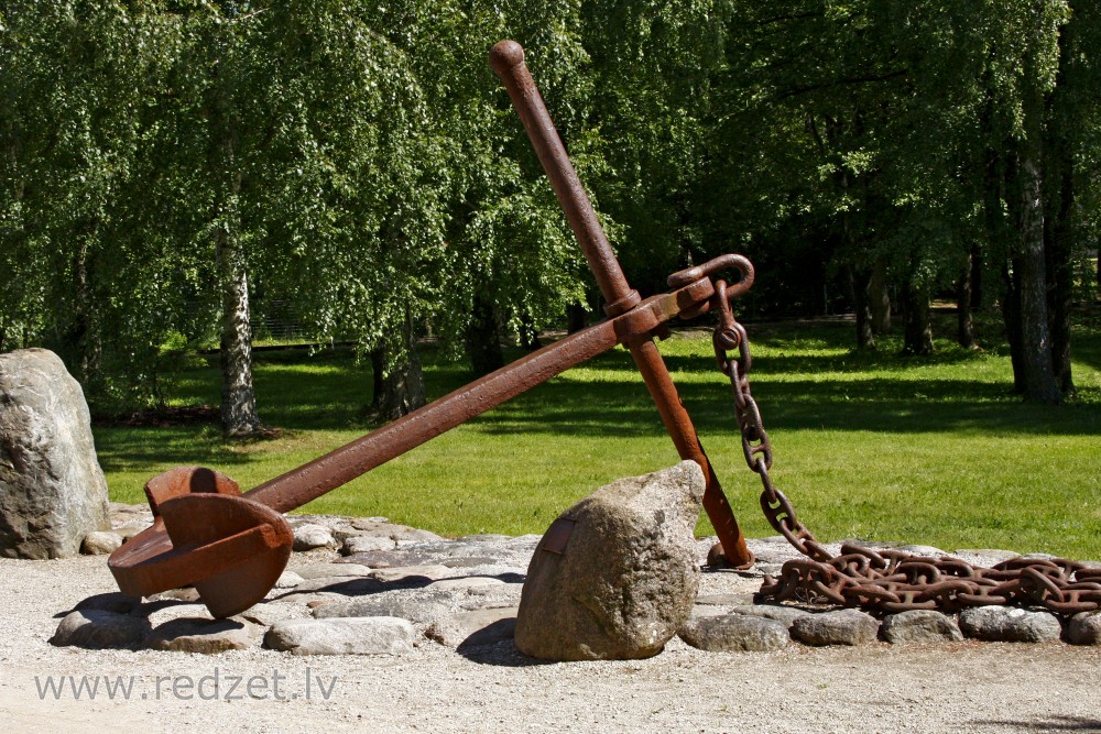 Admiralty Anchor in Ventspils Seaside Park
